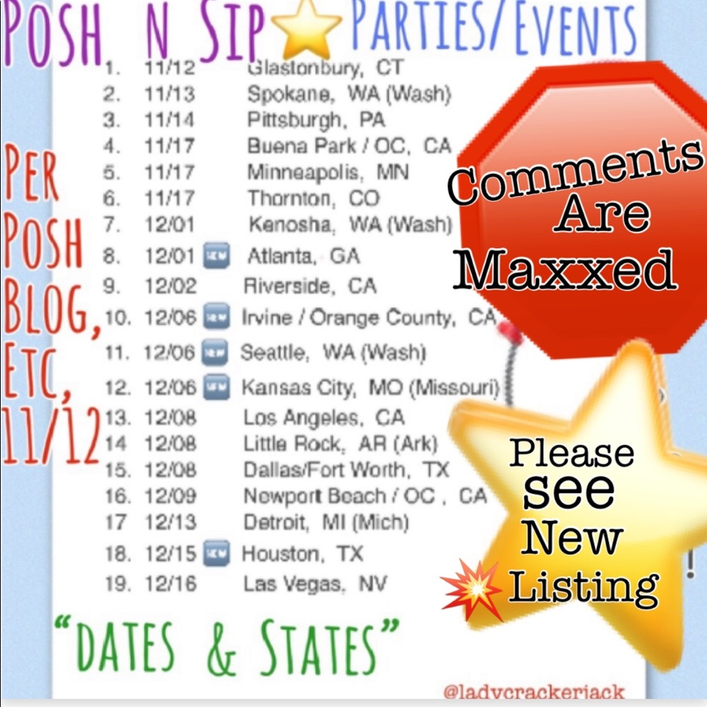 💥See🆕listing-POSH N SIP in your area-26 STATES! - Picture 1 of 8